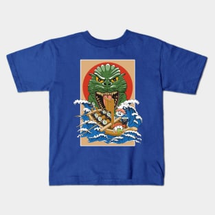 Sushi Lover Dragon Kids T-Shirt